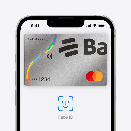 Vista parcial de la pantalla de un iPhone 16e que muestra Face ID.