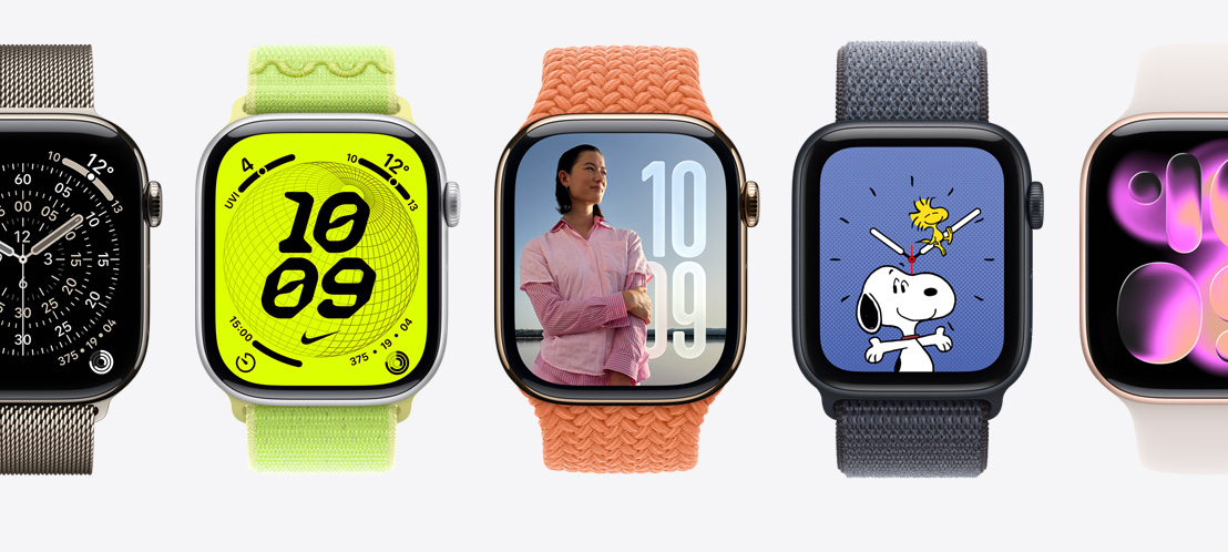Προσόψεις Apple Watch: Orienteering, Nike, Photos, Snoopy, Responsive Art