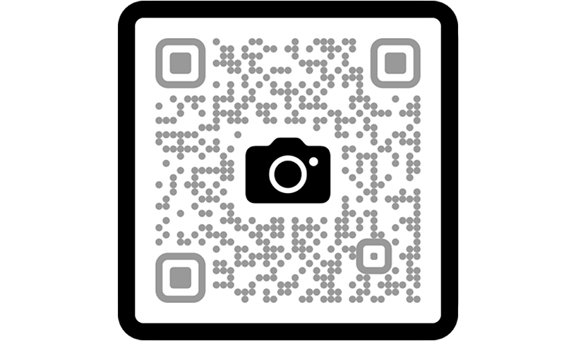 امسح رمز QR للتسوق في تطبيق Apple Store.‏
