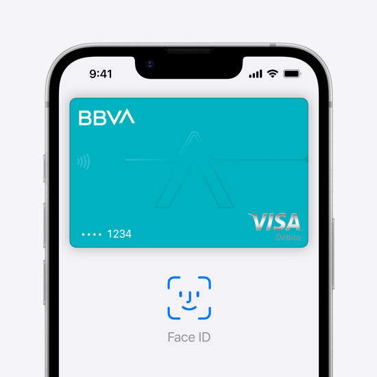 Vista parcial de la pantalla de un iPhone 16e que muestra Face ID.