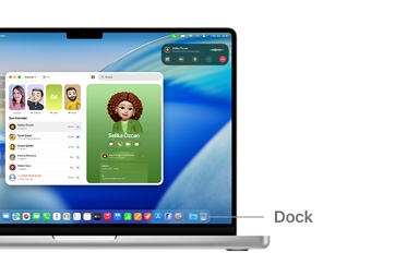 macOS’te gezinme turu, Pencere Düğmeleri gibi.