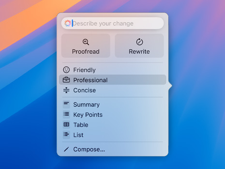 Näytöllä näkyy tekoälyn kehote.