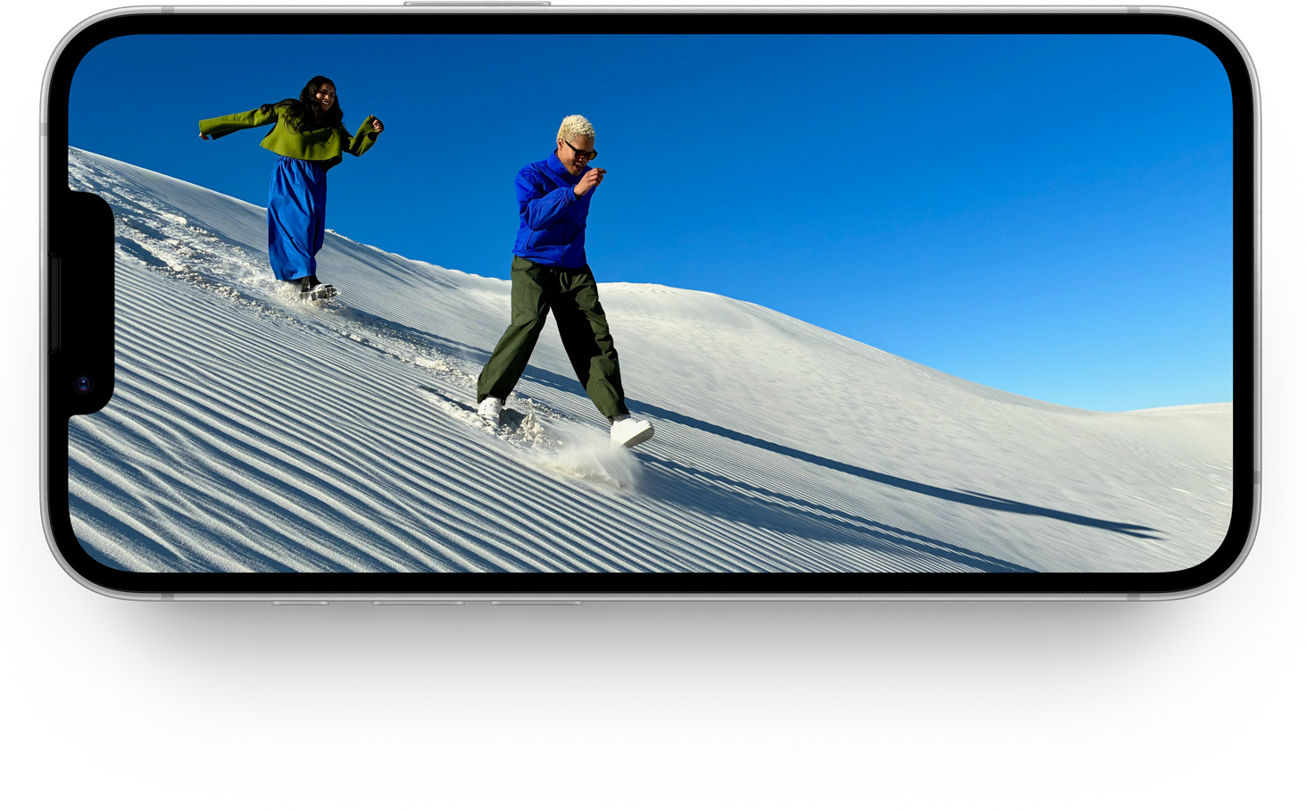 iPhone 16e:ssä näkyvillä loistava Super Retina XDR ‑näyttö