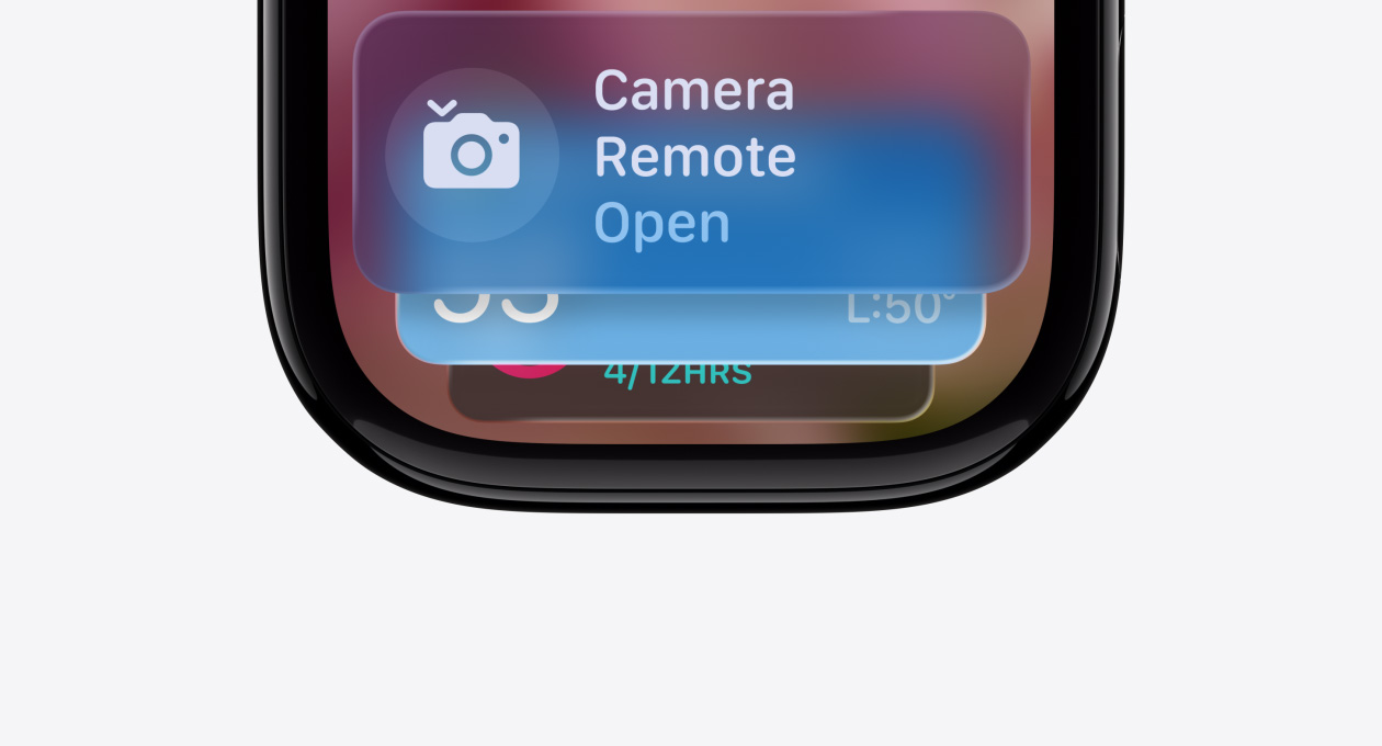 Apple Watch i gagatsvart utan armband, urtavlan visar tips från smart trave